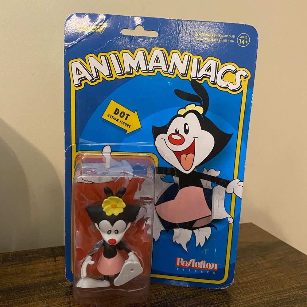 Dot Action Figure Animaniacs Super 7 ReAction Figures**Box has Wear